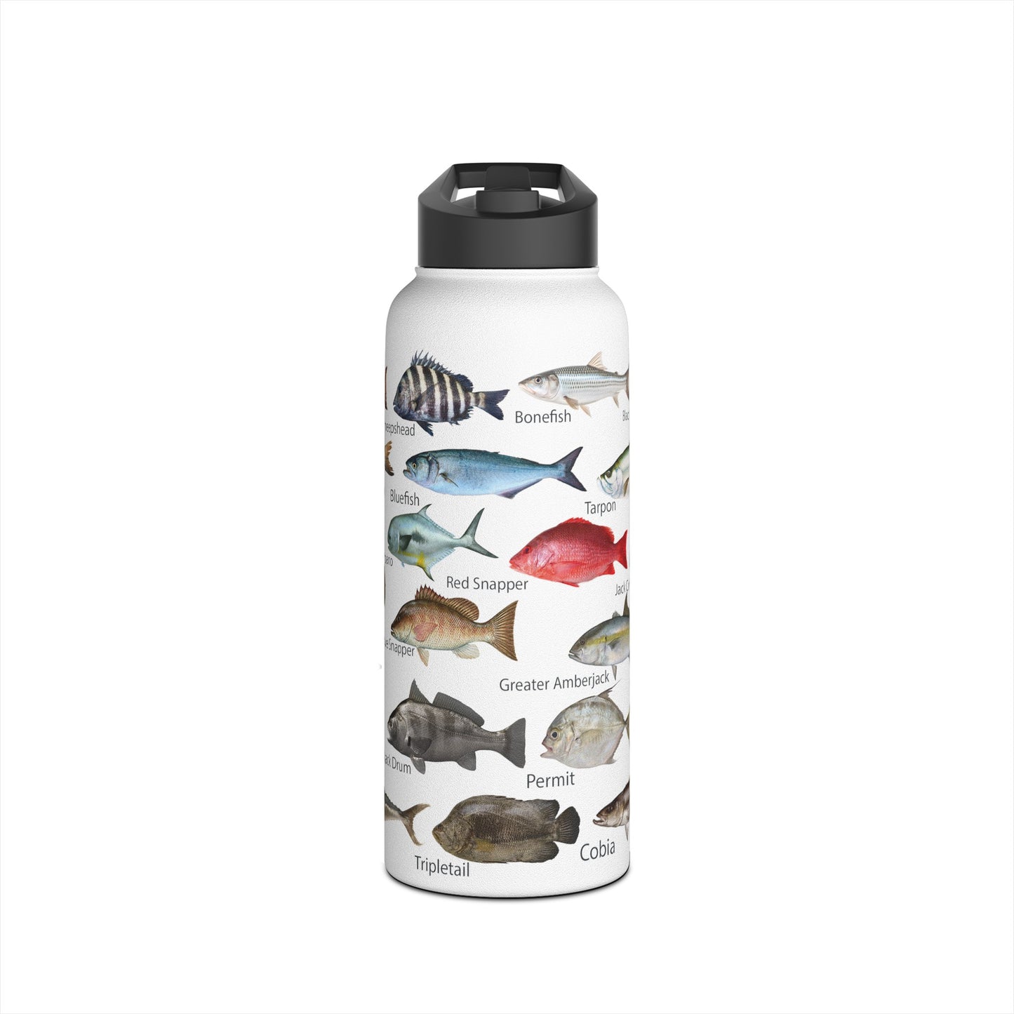 Fish Identification 32oz Stainless Water Bottle